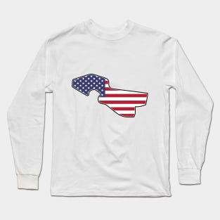 Detroit Belle Isle Circuit [flag] Long Sleeve T-Shirt